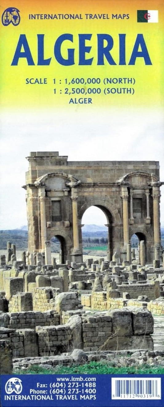 Algeria Travel Reference Map
