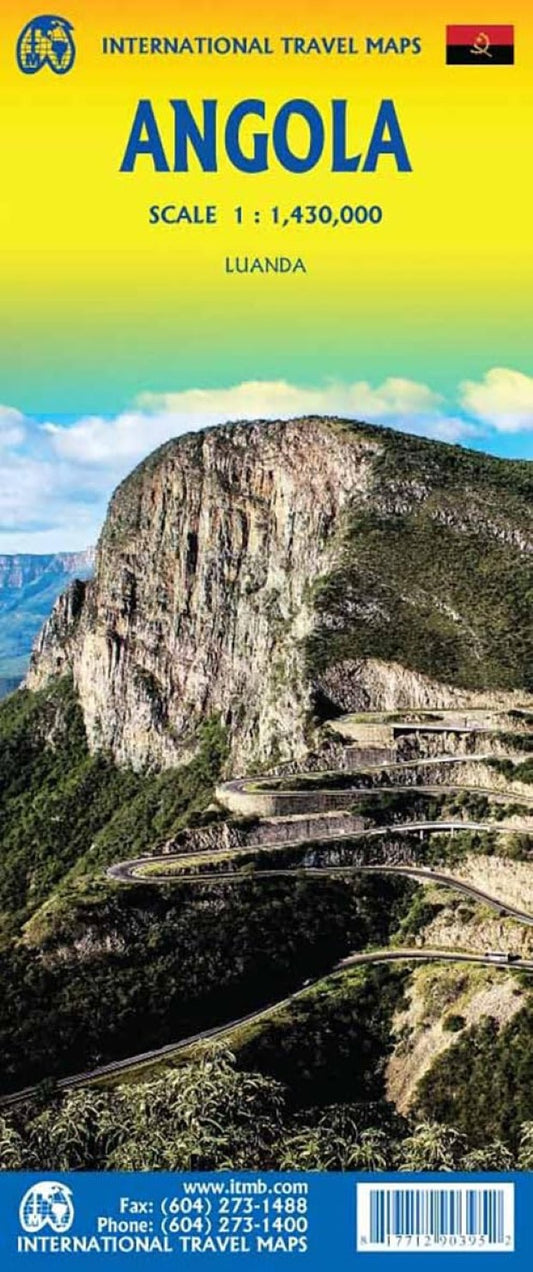 Angola Travel Map