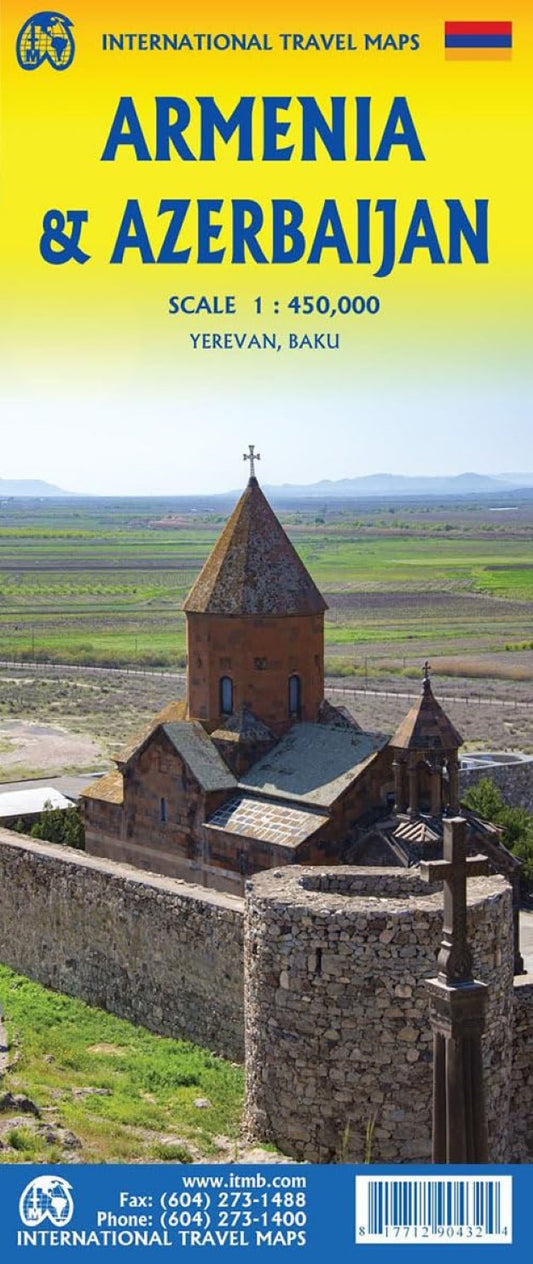 Armenia & Azerbaijan : scale 1:450,000 : Yerevan, Baku