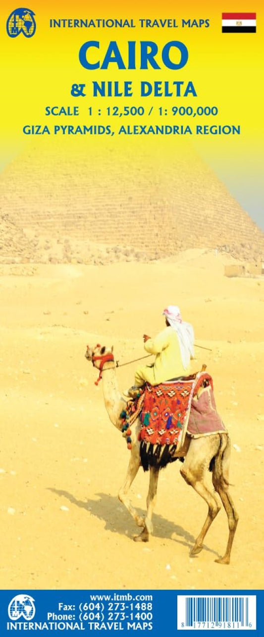 Cairo & Nile Delta Travel Map