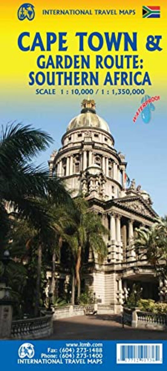 Cape Town and Garden Route, South Africa Travel Map