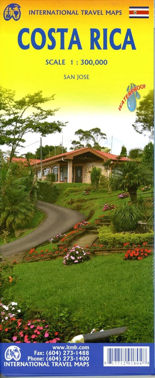 Costa Rica Travel Map