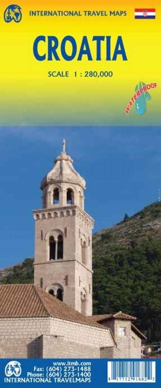 Croatia Travel Map