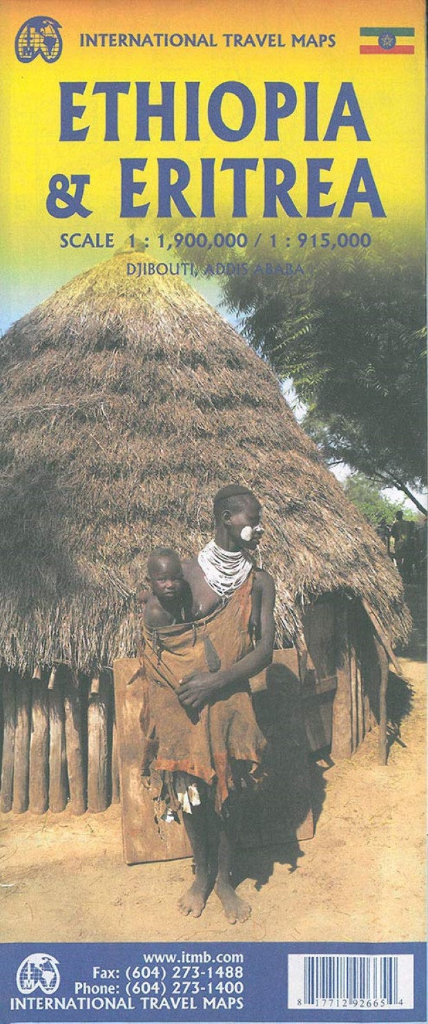Eritrea & Ethiopia Travel Map