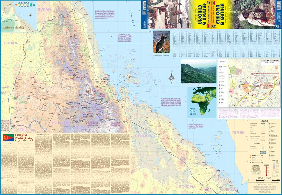 Eritrea & Ethiopia : scale 1:2,000,000 / 1:900,000