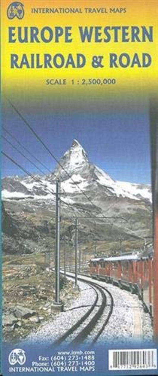 Europe West Travel Map