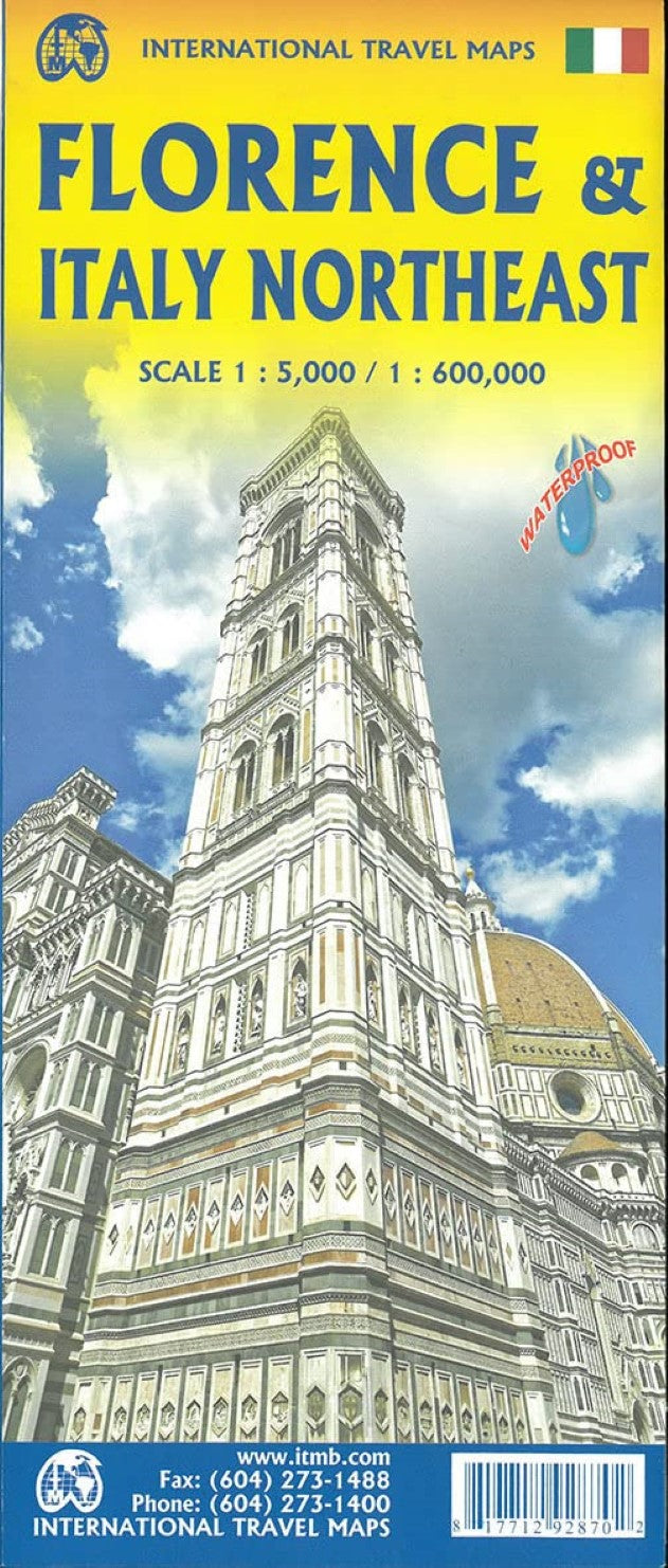 Florence & Italy Northeast Travel Map