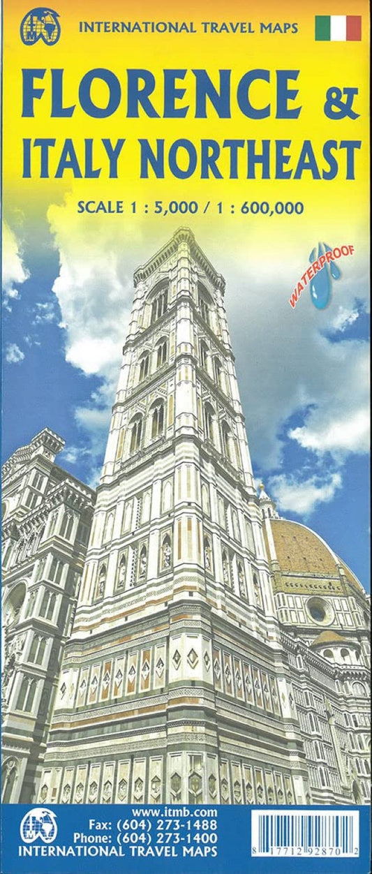 Florence & Italy Northeast Travel Map
