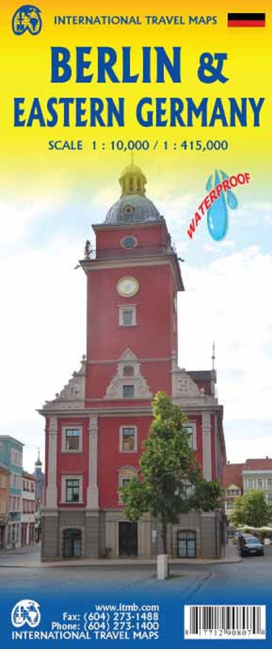 Berlin and Eastern Germany Travel Map