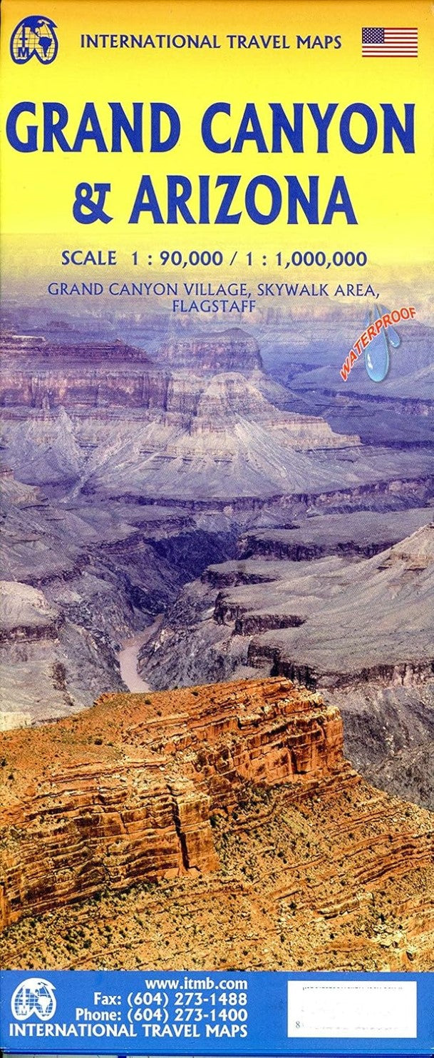 Grand Canyon and Arizona Travel Map