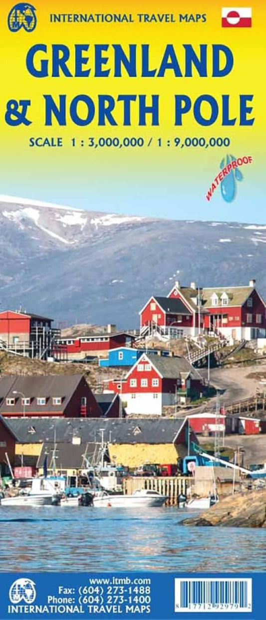 Greenland/North Pole Region Travel Map