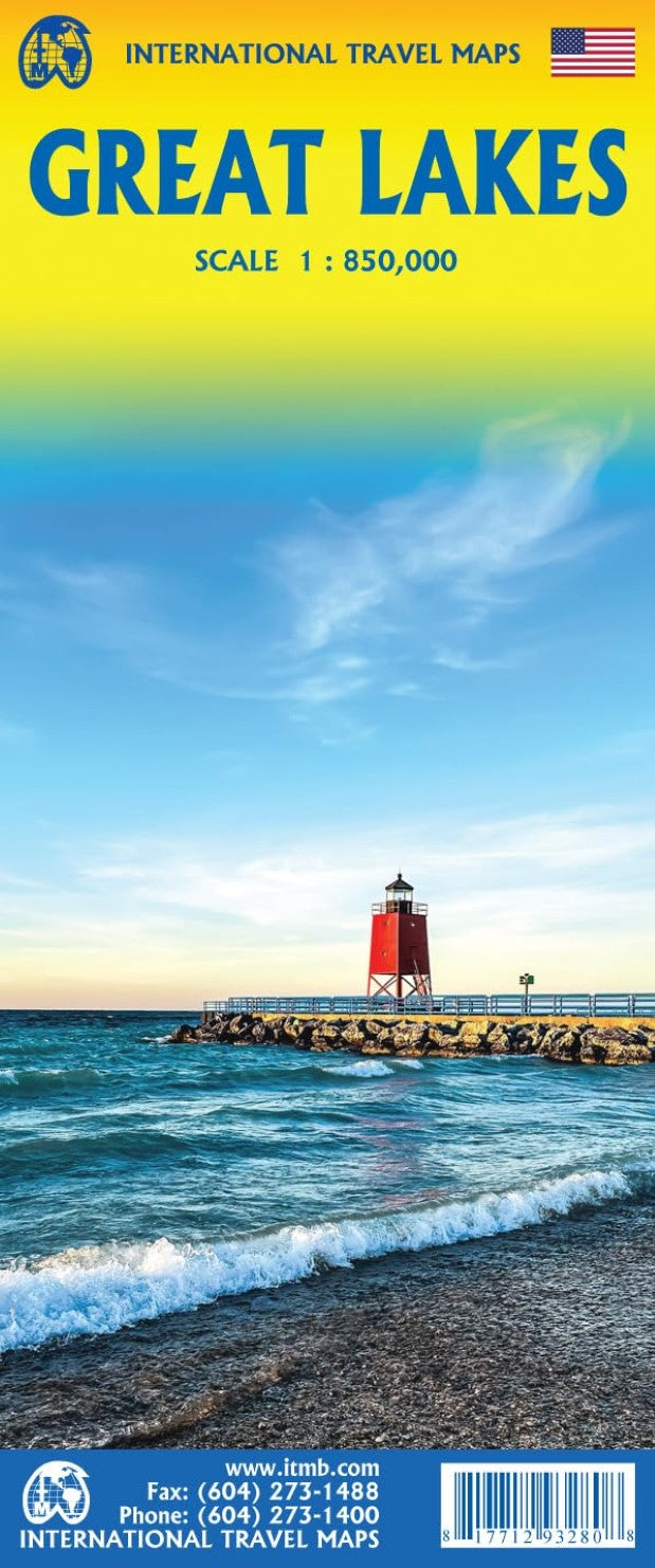 Great Lakes Travel Map