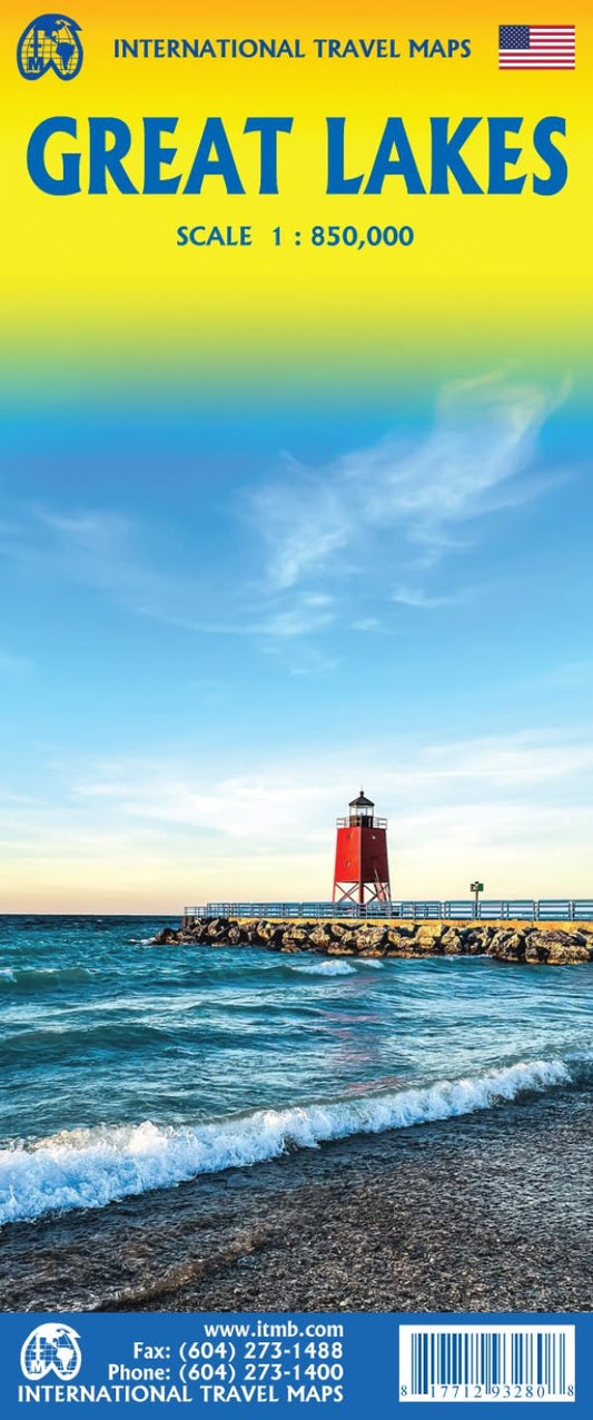 Great Lakes Travel Map