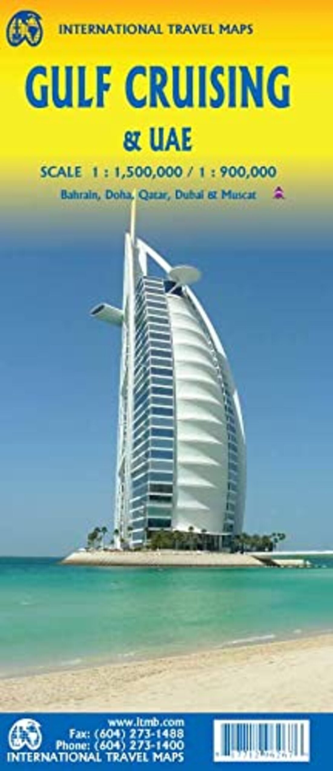 Gulf Cruising and UAE Travel Map
