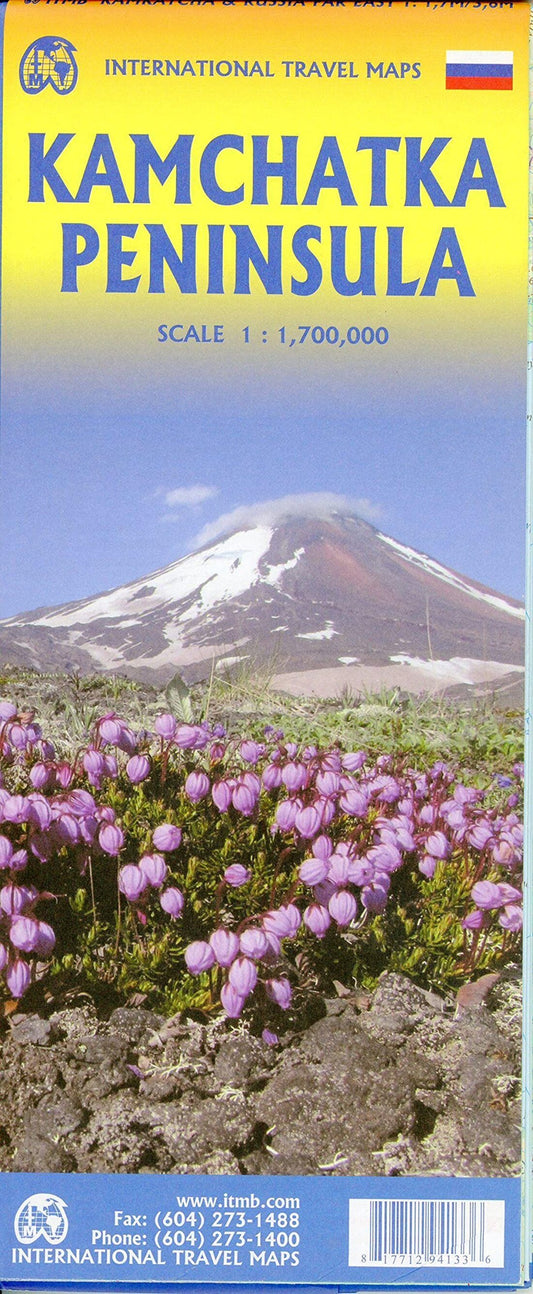 Kamchatka Peninsula and Russia Far East Travel Map