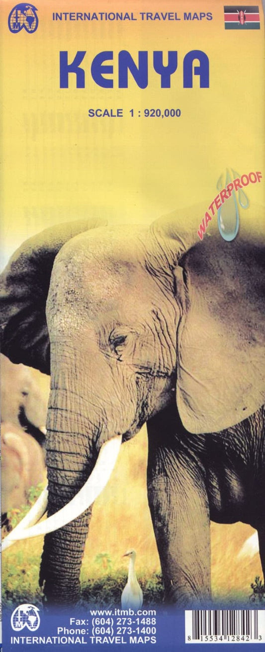 Kenya Road Map folded