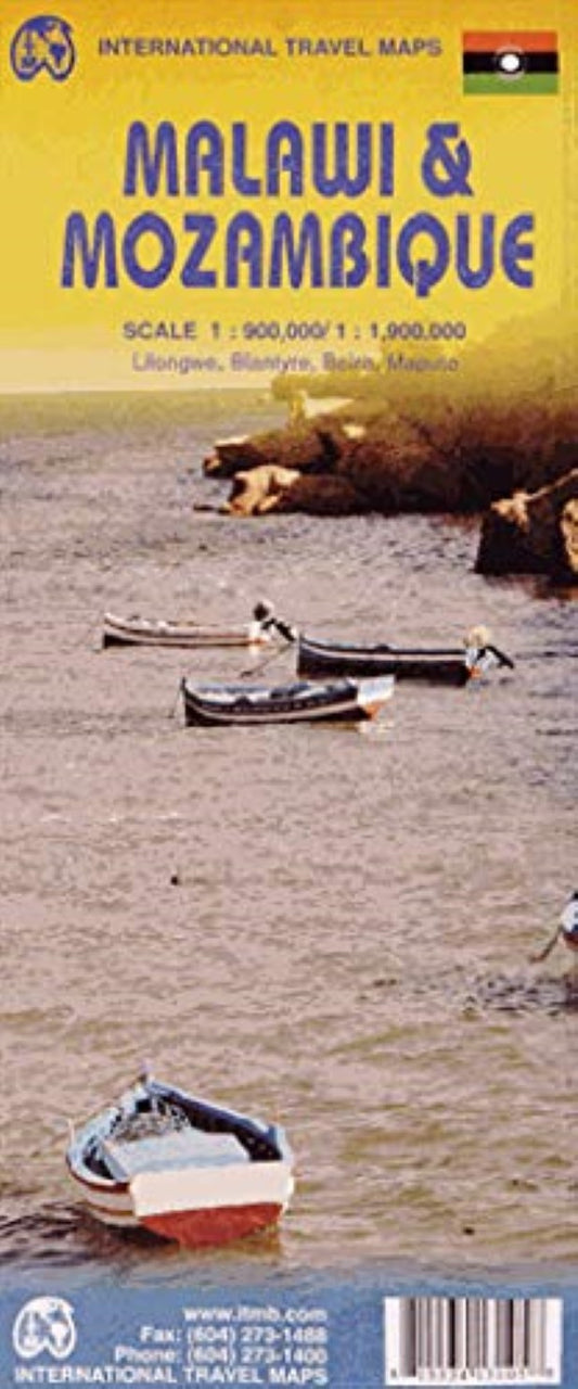 Map of Malawi & Mozambique