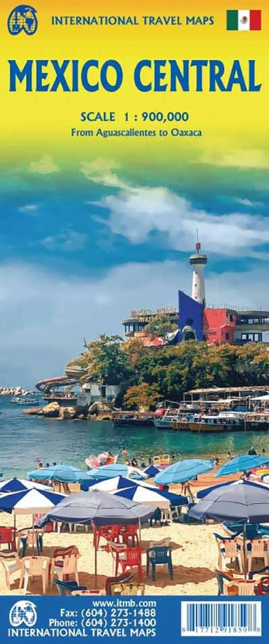 Mexico Central Travel Reference Map