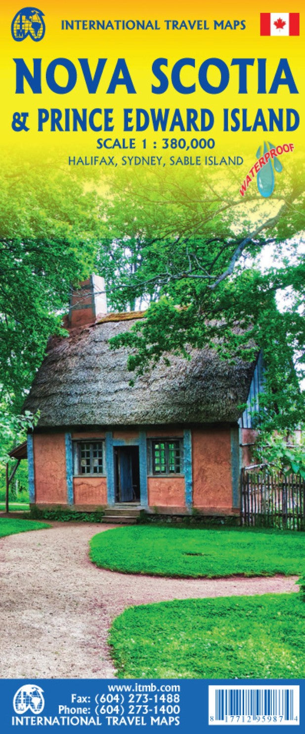 Nova Scotia & Prince Edward Island Travel Map