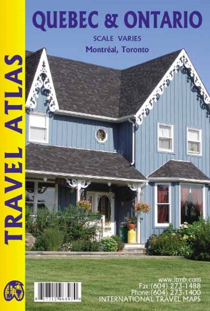 Quebec & Ontario Pocket Travel Atlas