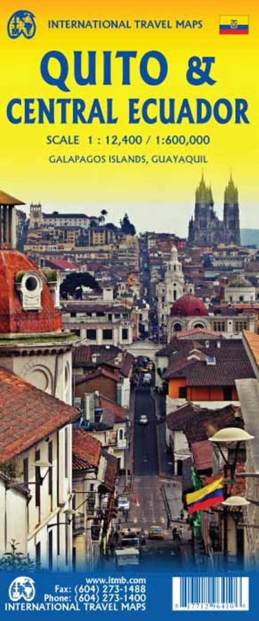 Quito & Central Ecuador Map