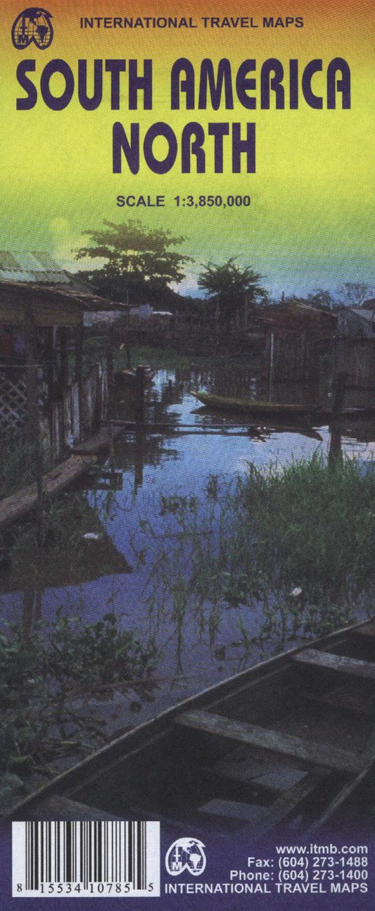 South America North Travel Map