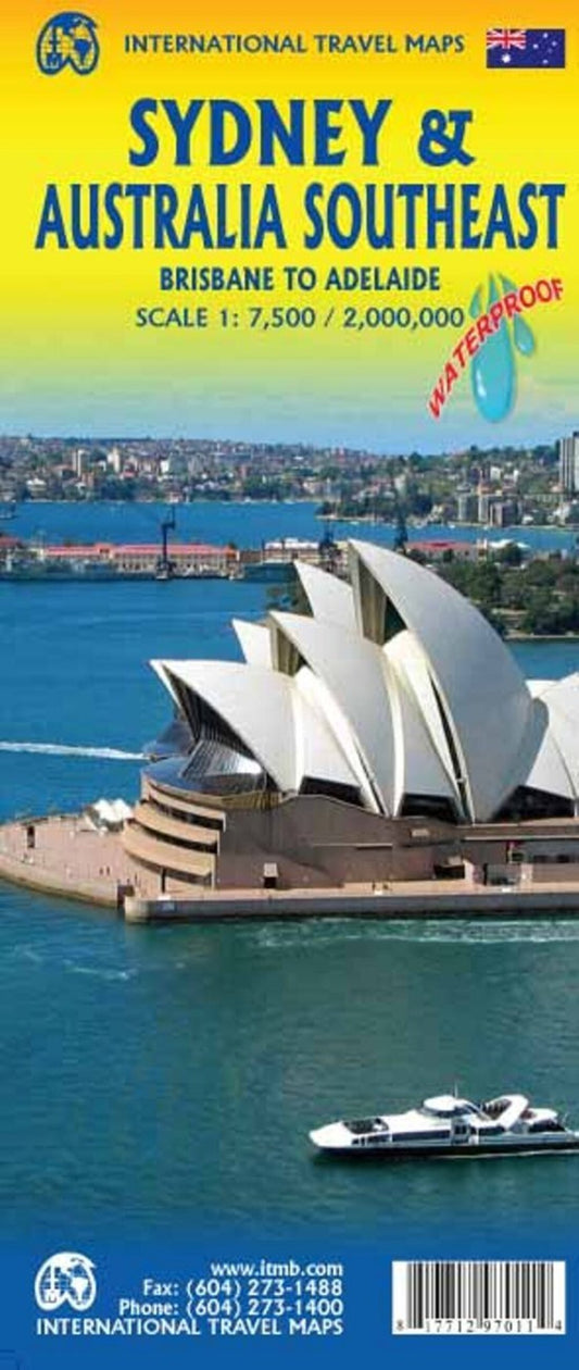 Sydney and Australia Southeast Travel Map