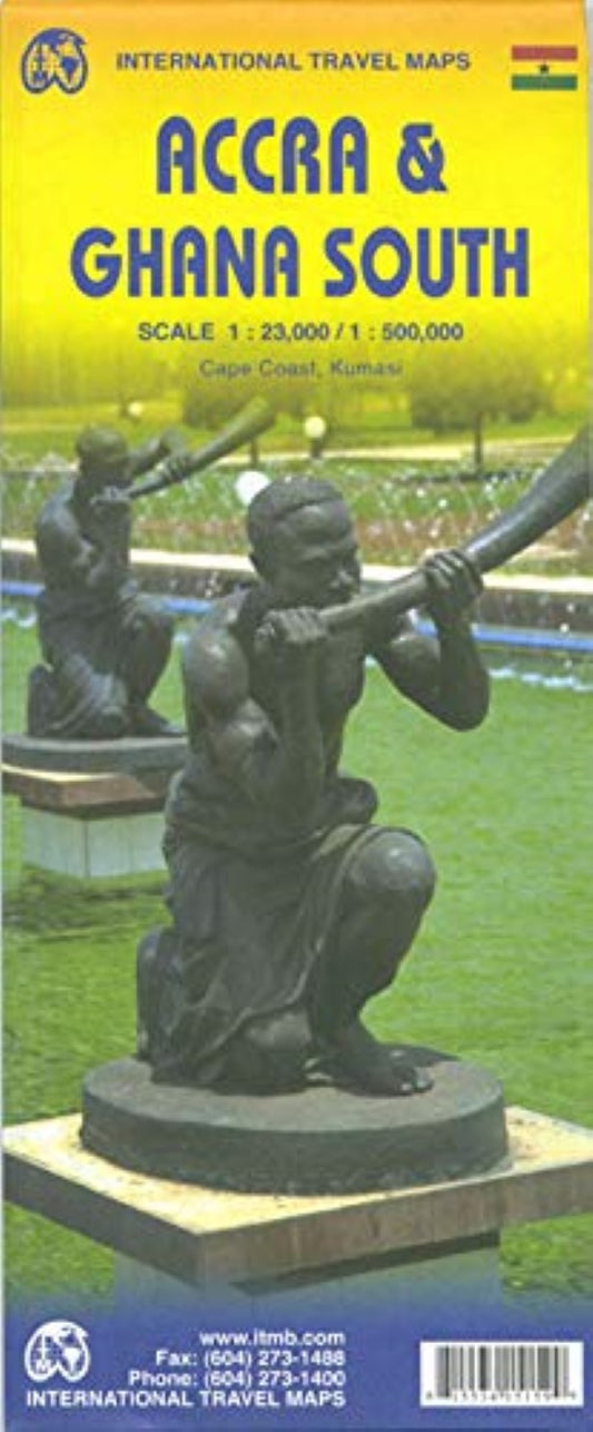 Ghana South & Accra :  scale 1:500,000 / 1:23,000