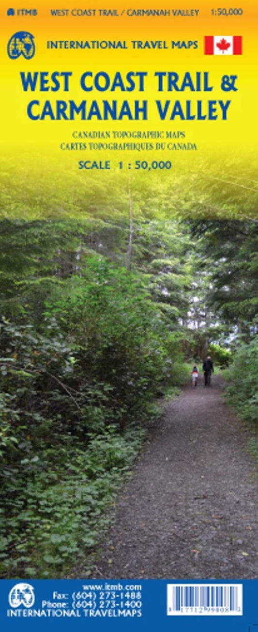 West Coast Trail and Carmanah Valley Travel Map