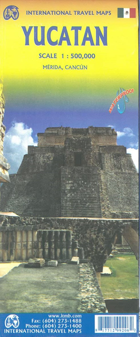 Yucatan Travel Map