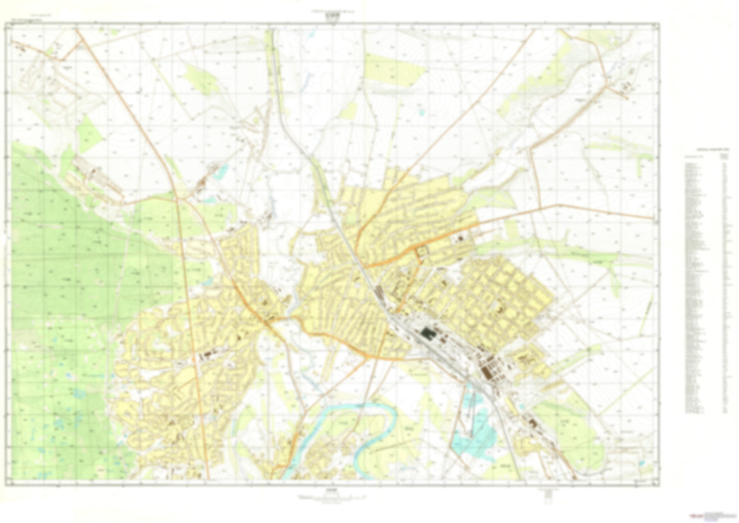 Izium 1 (Ukraine) - Soviet Military City Plans