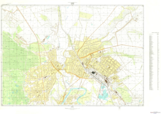 Izium 1 (Ukraine) - Soviet Military City Plans