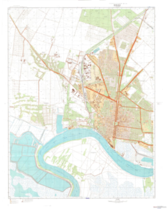 Izmail 1 (Ukraine) - Soviet Military City Plans