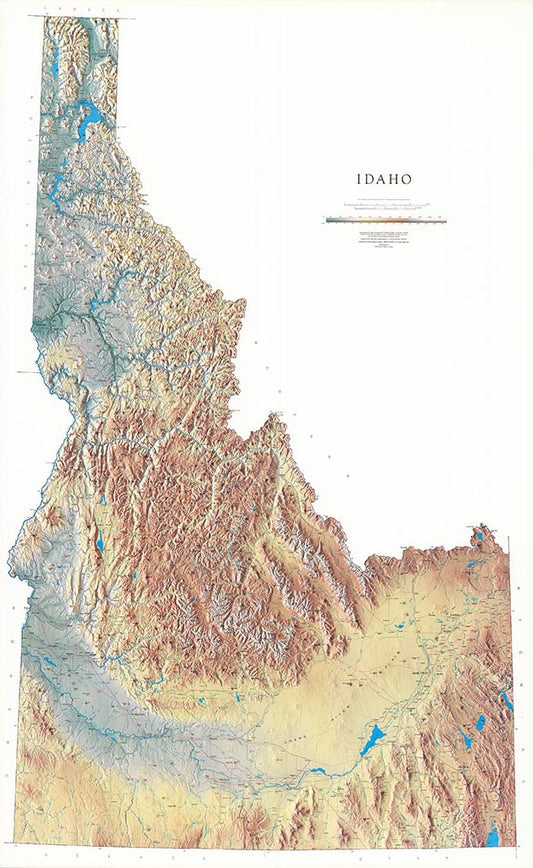 Idaho [Physical, 65x42]