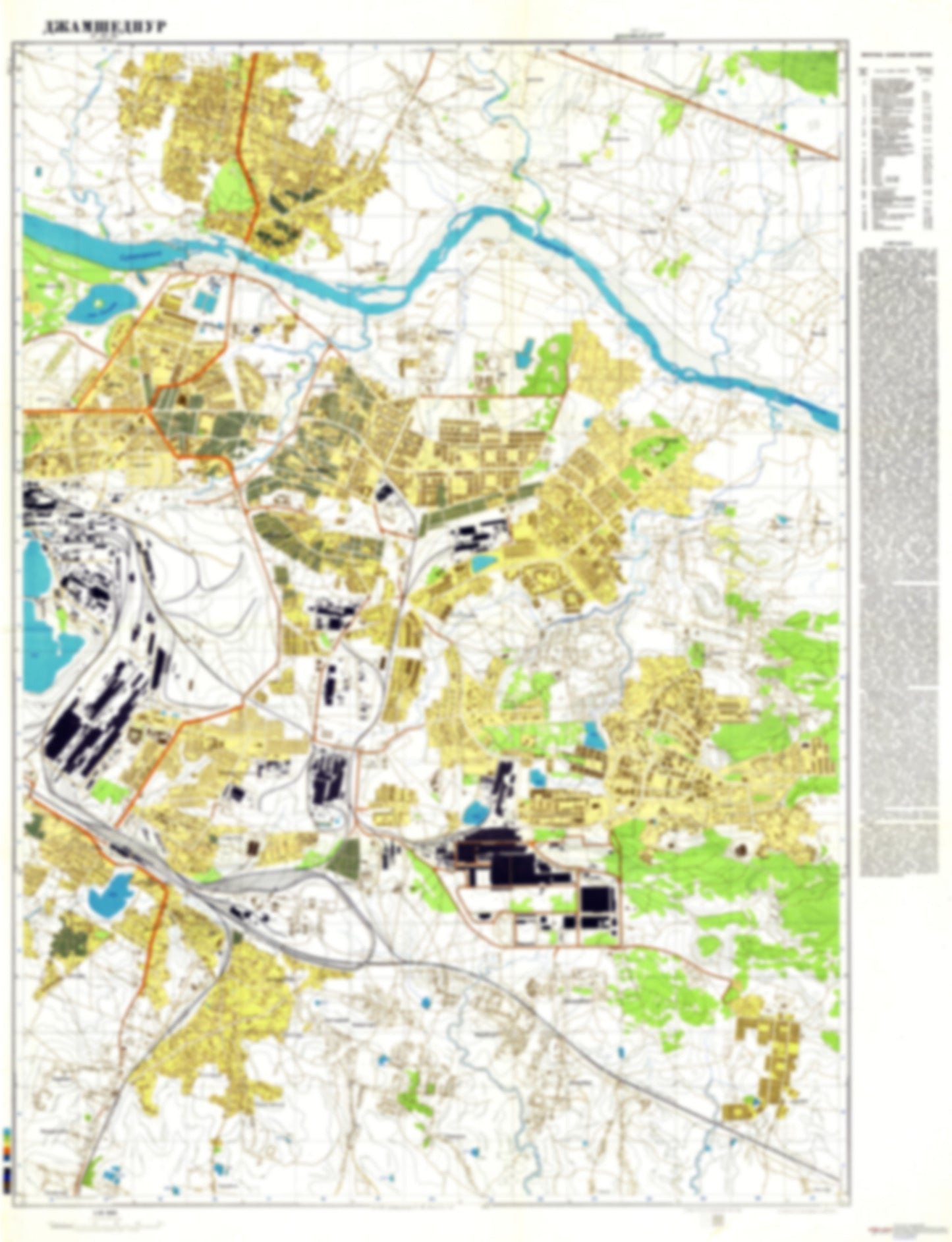 Jamshedpur 2 (India) - Soviet Military City Plans