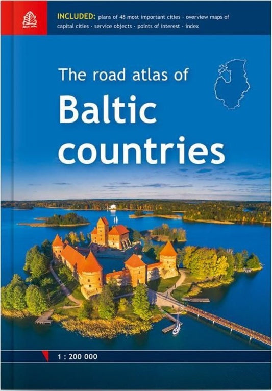 The road atlas of Baltic countries