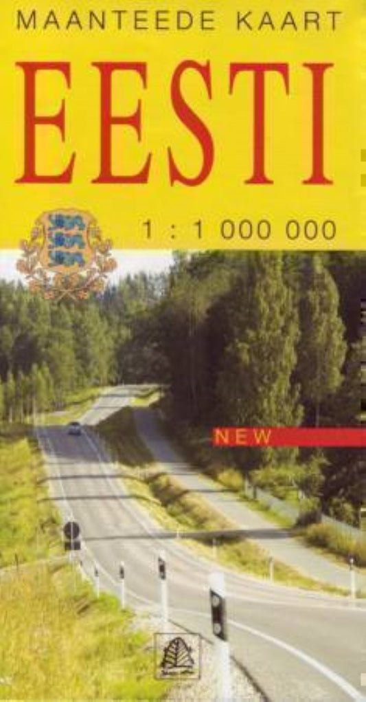 Eesti 1:1 000 000 Pocket Road map