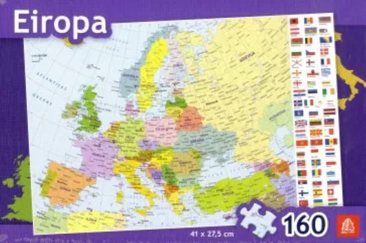 Puzzle Europe. Political Map – 160 pieces (International version)