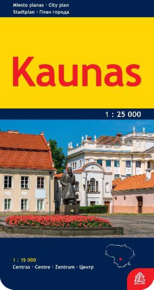 Kaunas 1:25 000/1:15 000 City plan