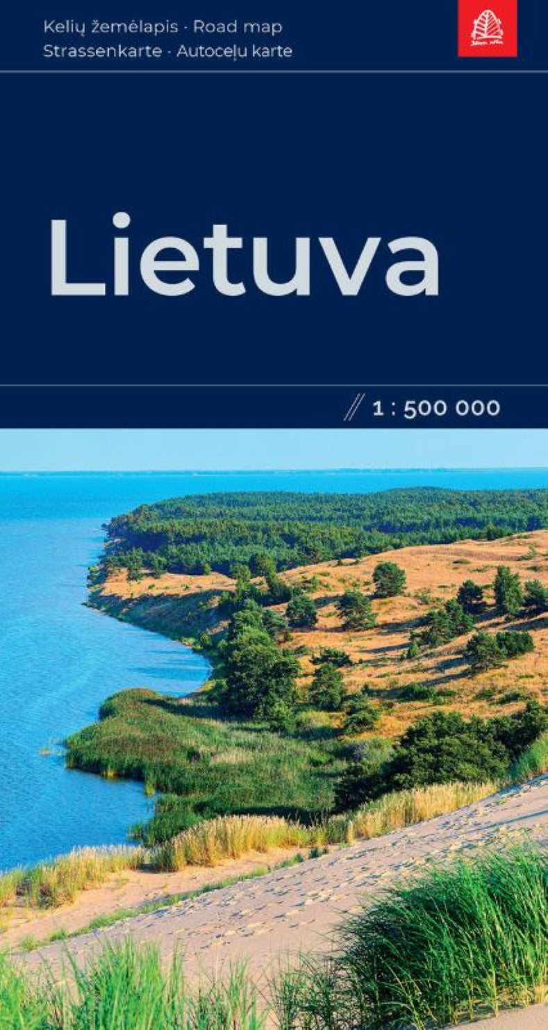 Lietuva 1:500 000 Road map