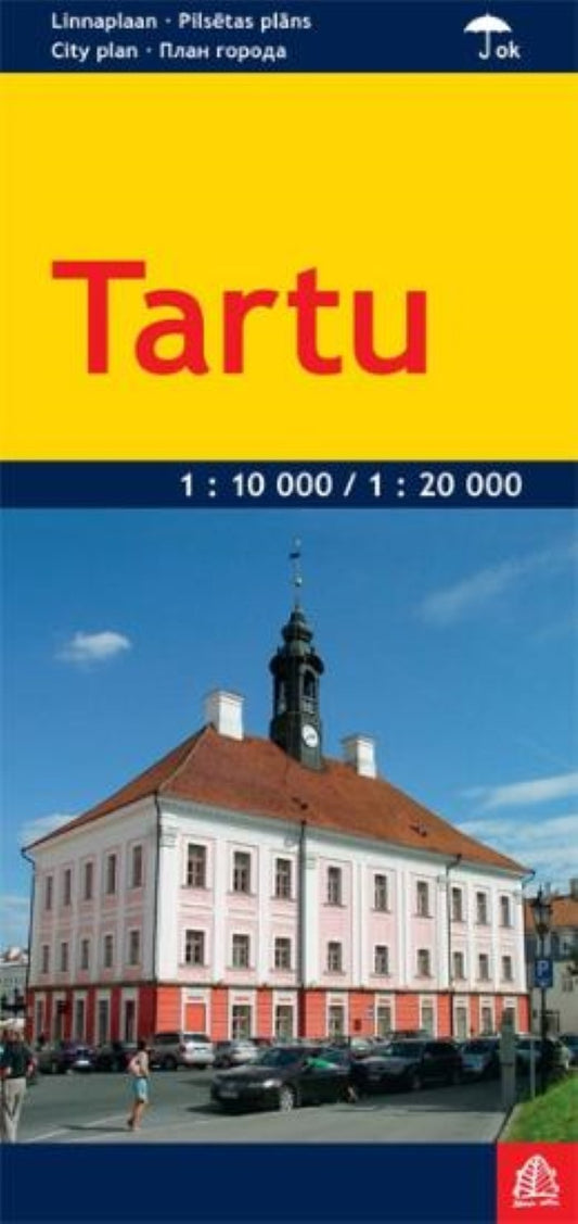 Tartu 1:20 000/ 1:10 000 laminated