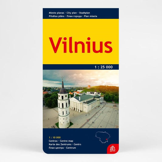 Vilnius 1:25 000/1:10 000 City plan