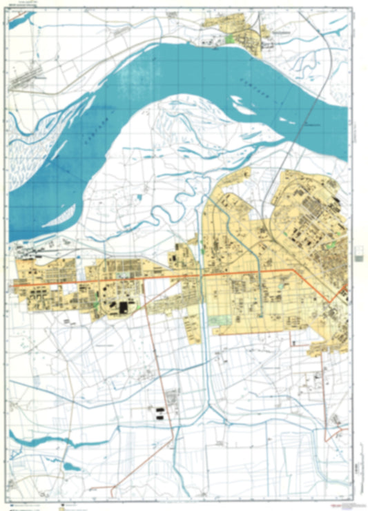 Jiamusi 1 (China) - Soviet Military City Plans