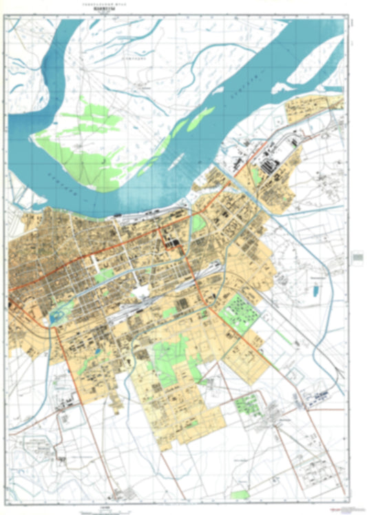 Jiamusi 2 (China) - Soviet Military City Plans