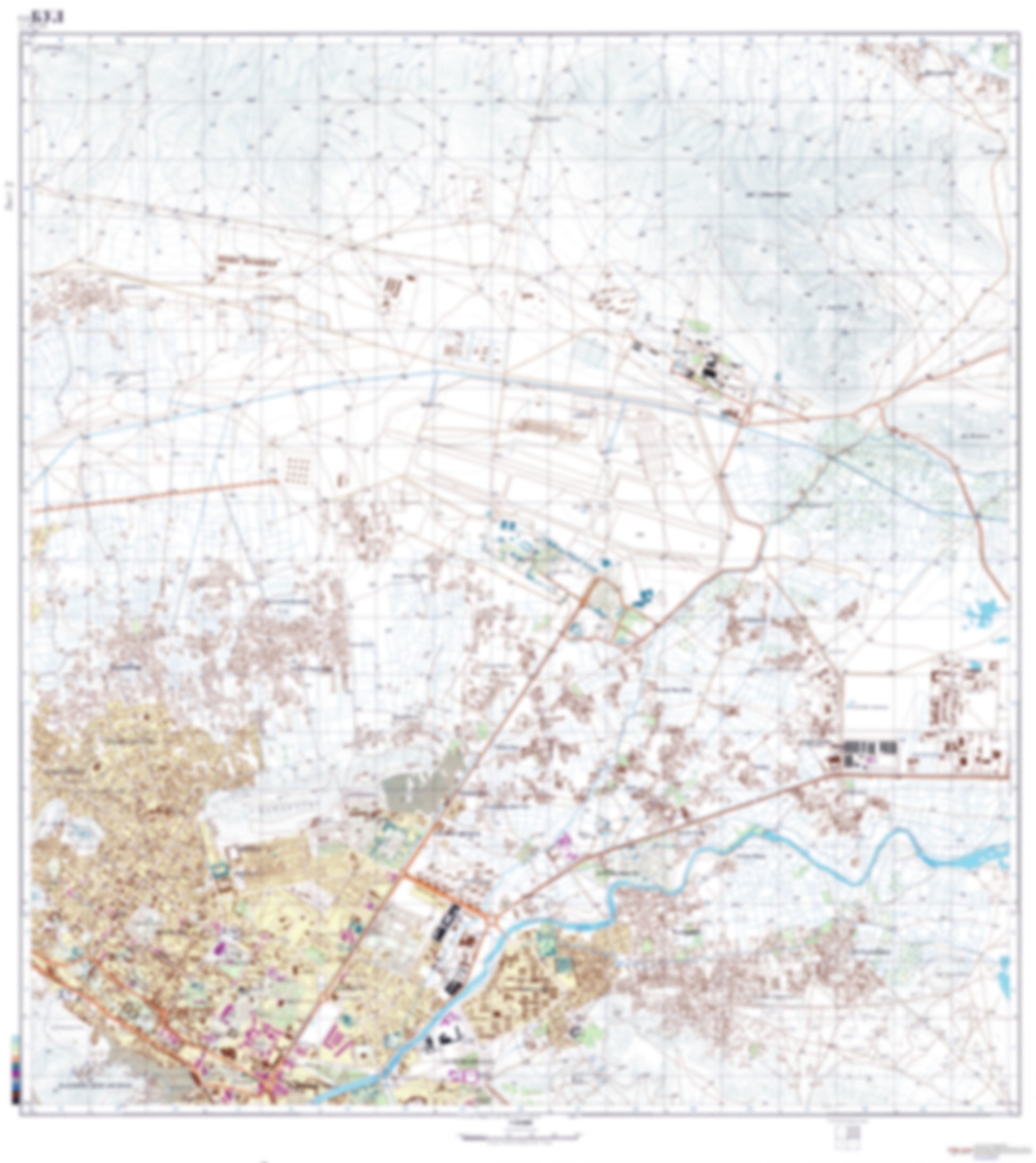 Kabul 2 (Afghanistan) - Soviet Military City Plans