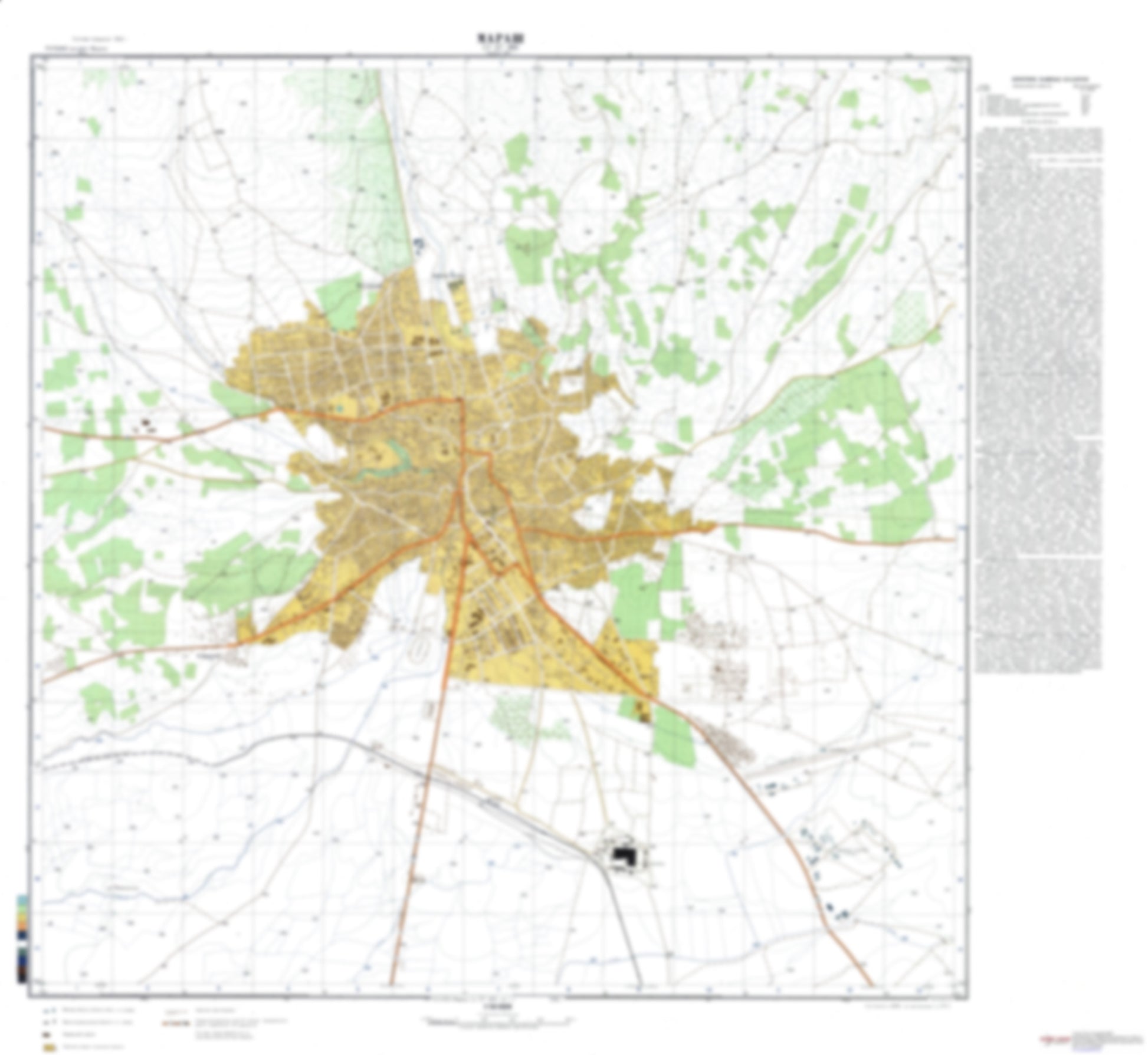 Kahramanmaras / Marash (Turkey) - Soviet Military City Plans