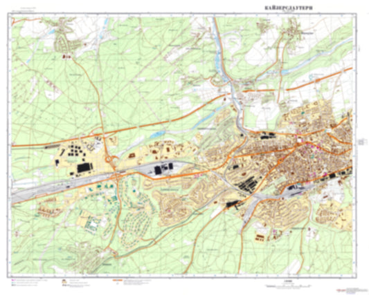 Kaiserslautern 1 (Germany) - Soviet Military City Plans