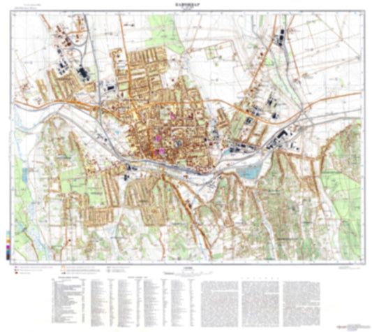 Kaposvar (Hungary) - Soviet Military City Plans