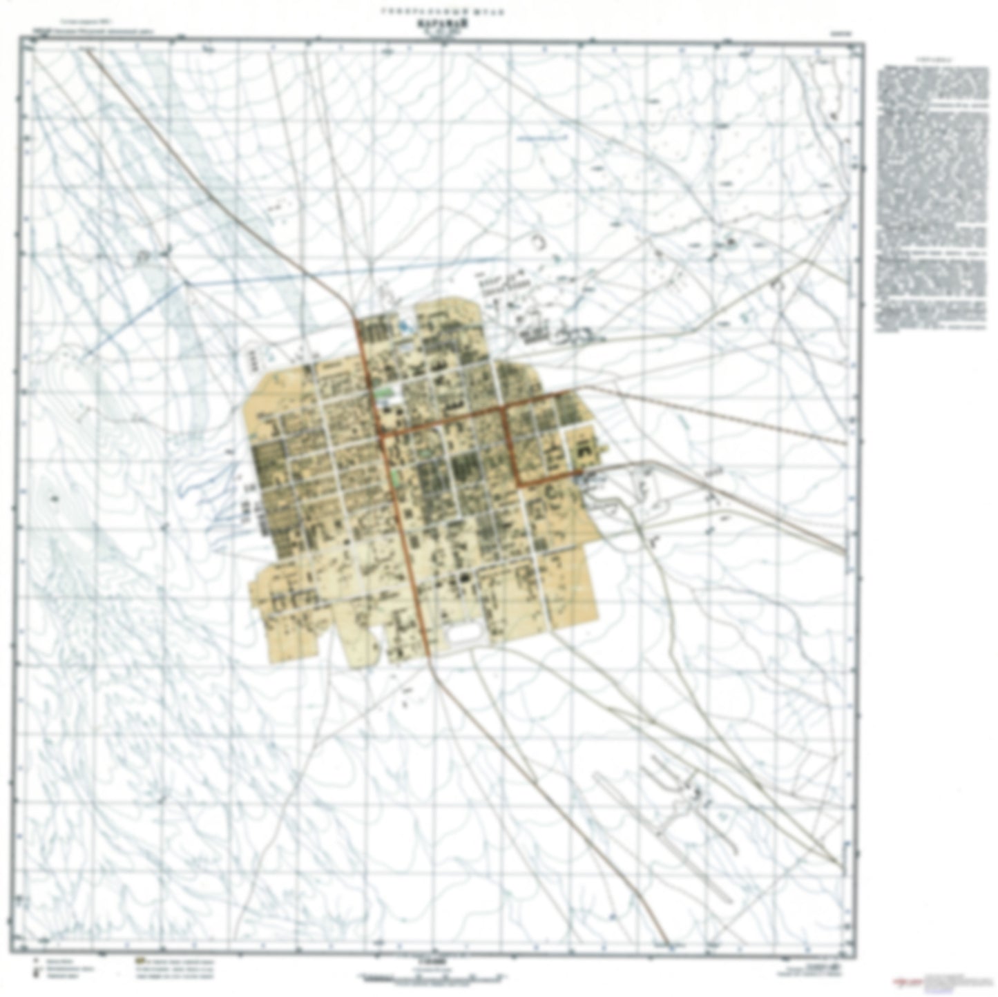 Karamay (China) - Soviet Military City Plans