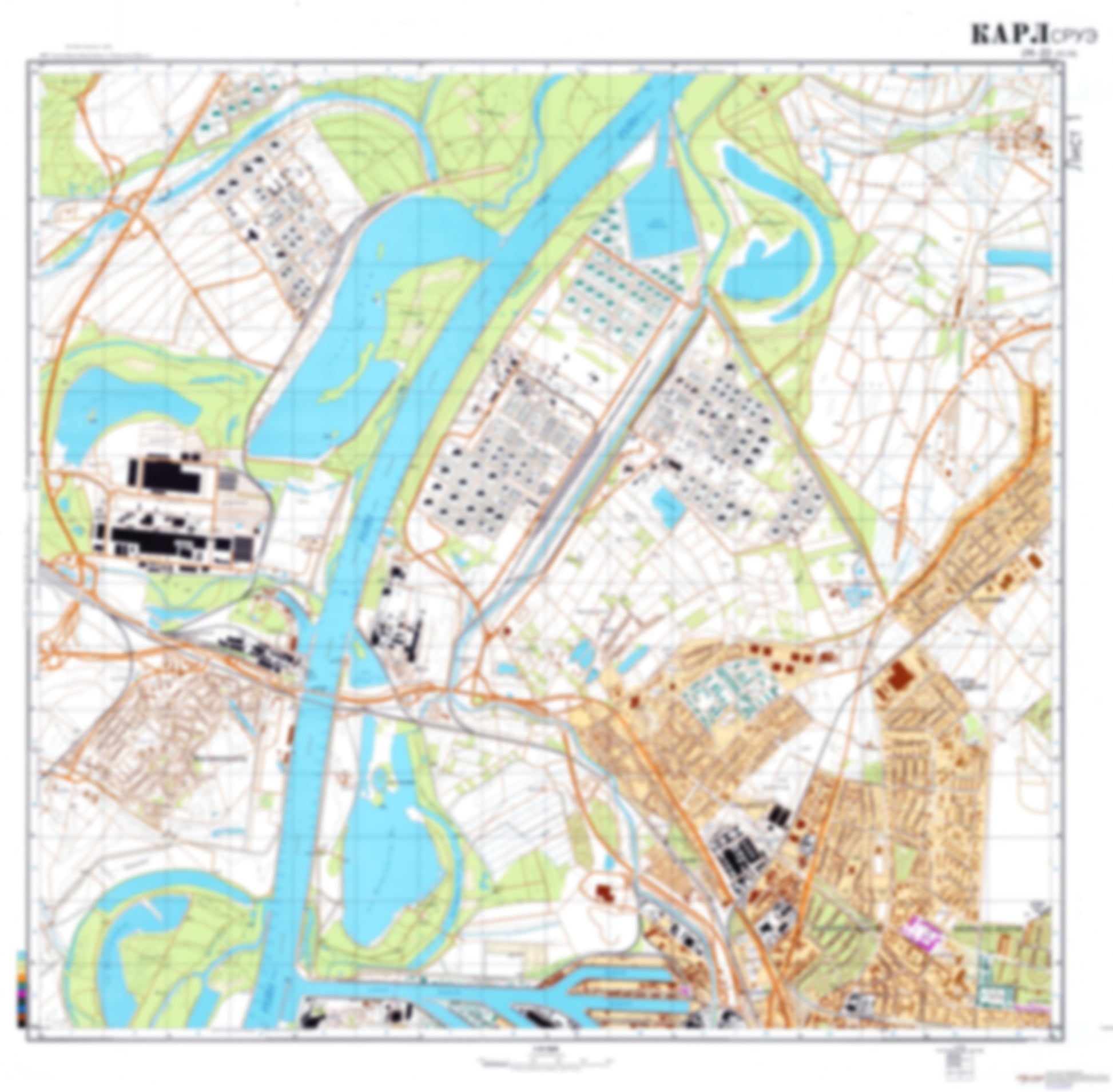 Karlsruhe 1 (Germany) - Soviet Military City Plans